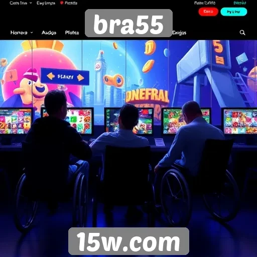 Acessibilidade e inclusão no site de jogos bra55
